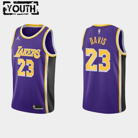 Maglia NBA Los Angeles Lakers Anthony Davis 23 Jordan 2021-22 Statement Edition Swingman - Bambino